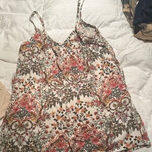 Floral Print Women's Top